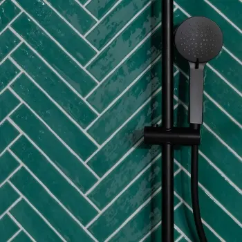 Ivybridge Teal Gloss Metro Wall Tiles 250x50mm