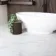 Ambleside White Satin Marble Effect Wall and Floor Tile