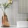 Flat Marble Arch Gloss Grey Metro Wall Tiles