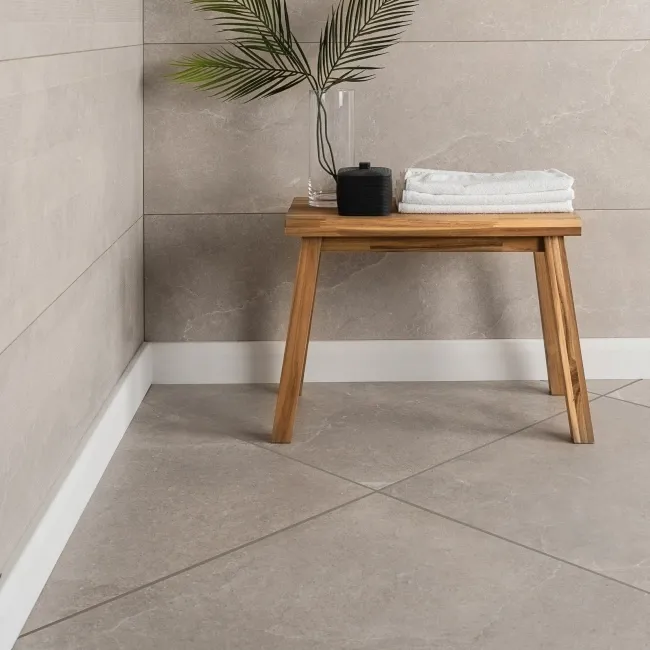 Clifton Bone Cream Matt Stone Effect Floor Tiles