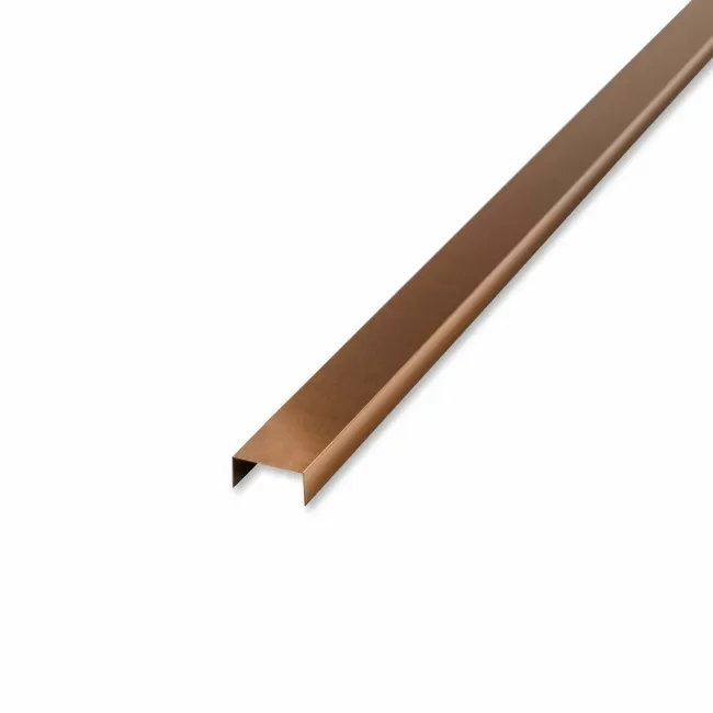 Trepanel® Stainless Steel Brushed Copper Decorative Acoustic Slat Cover