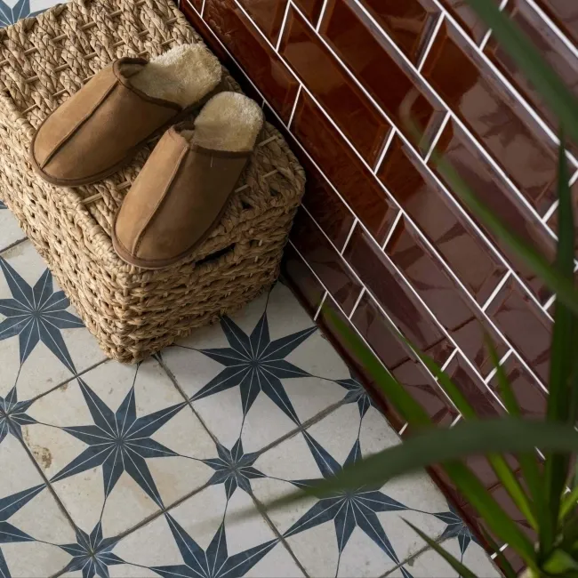 Victorian Melado Gloss Brown Metro Tiles