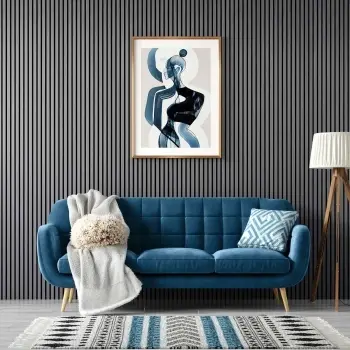 Trepanel Lite® Flexible Ash Grey Acoustic Wood Wall Panels
