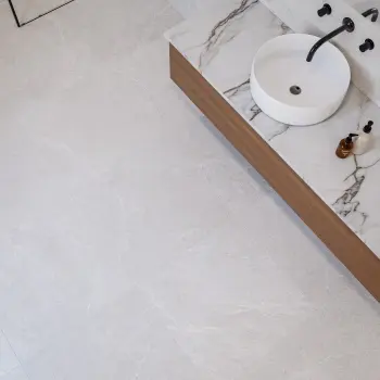 Ardesia Ivory Stone Effect Matt Porcelain Floor Tile