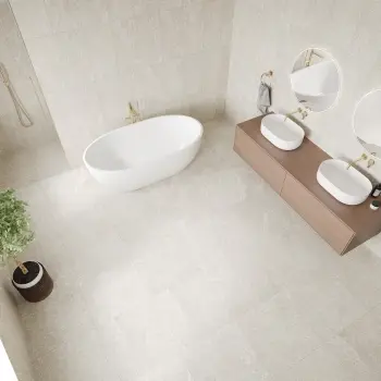Ardesia Cream Stone Effect Matt Porcelain Floor Tile