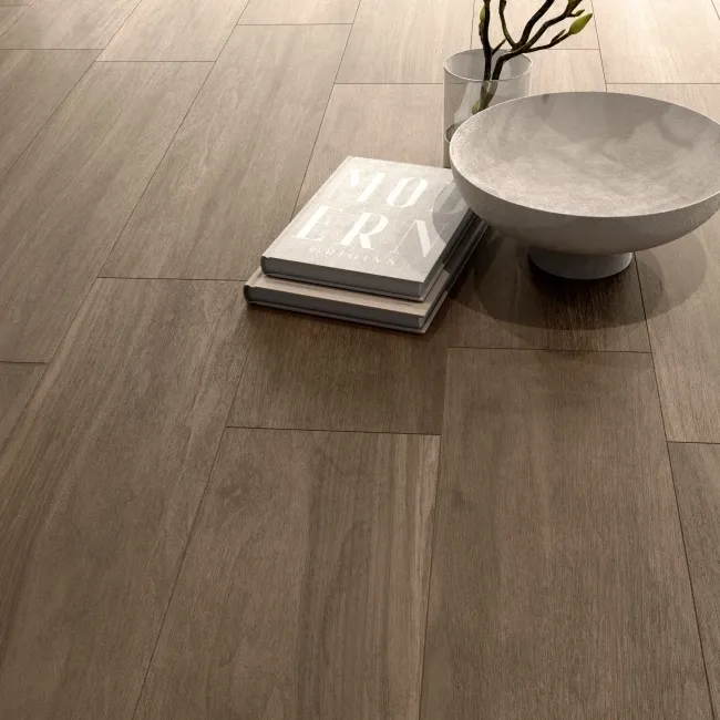Heartwood Coffee Brown Matt Rectified Wood Effect Floor Tiles 888x220