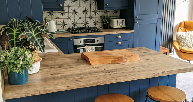 Miche Created a Striking Kitchen Splashback with Our Astral Tiles