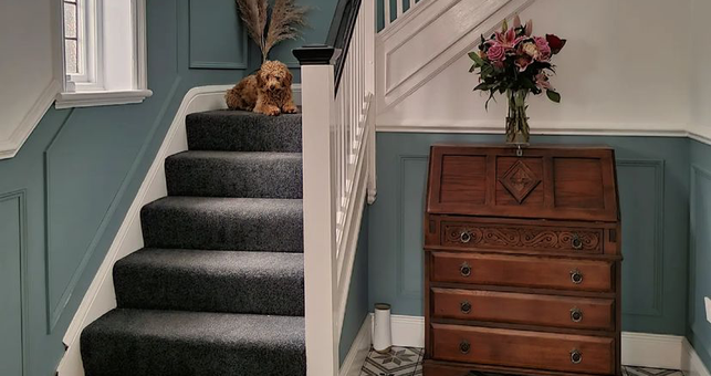 Emma Created a Classic Statement in Her Hallway with Our Memoir Penzance Pattern Tiles