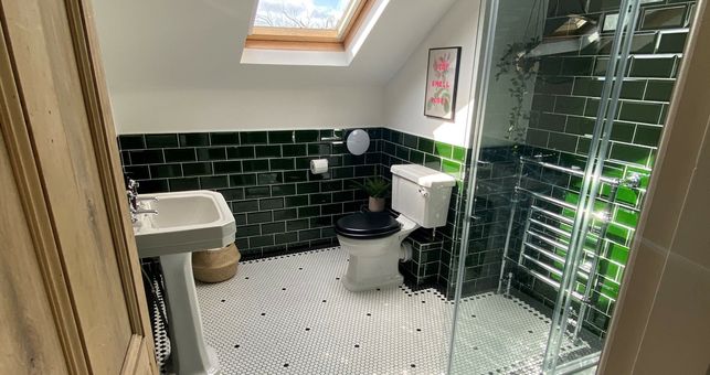Emily Used Our Metro and Pixel Tiles to Create a Period Look in Her Bathroom