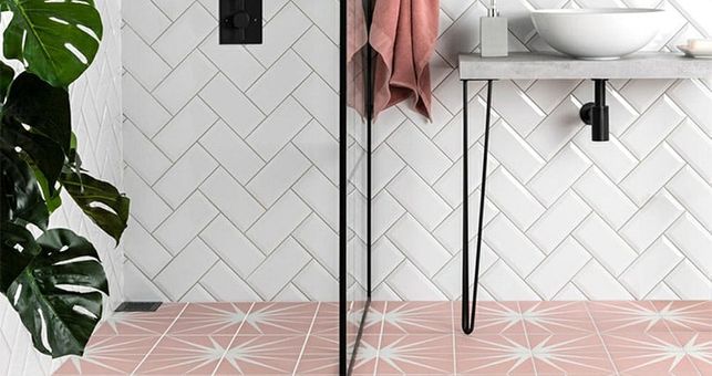 Pretty in Pink: How to Style Pink Tiles