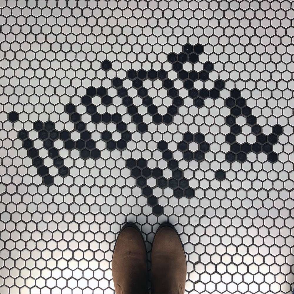 Lara Introduced A Hexagon Mosaic Welcome Mat