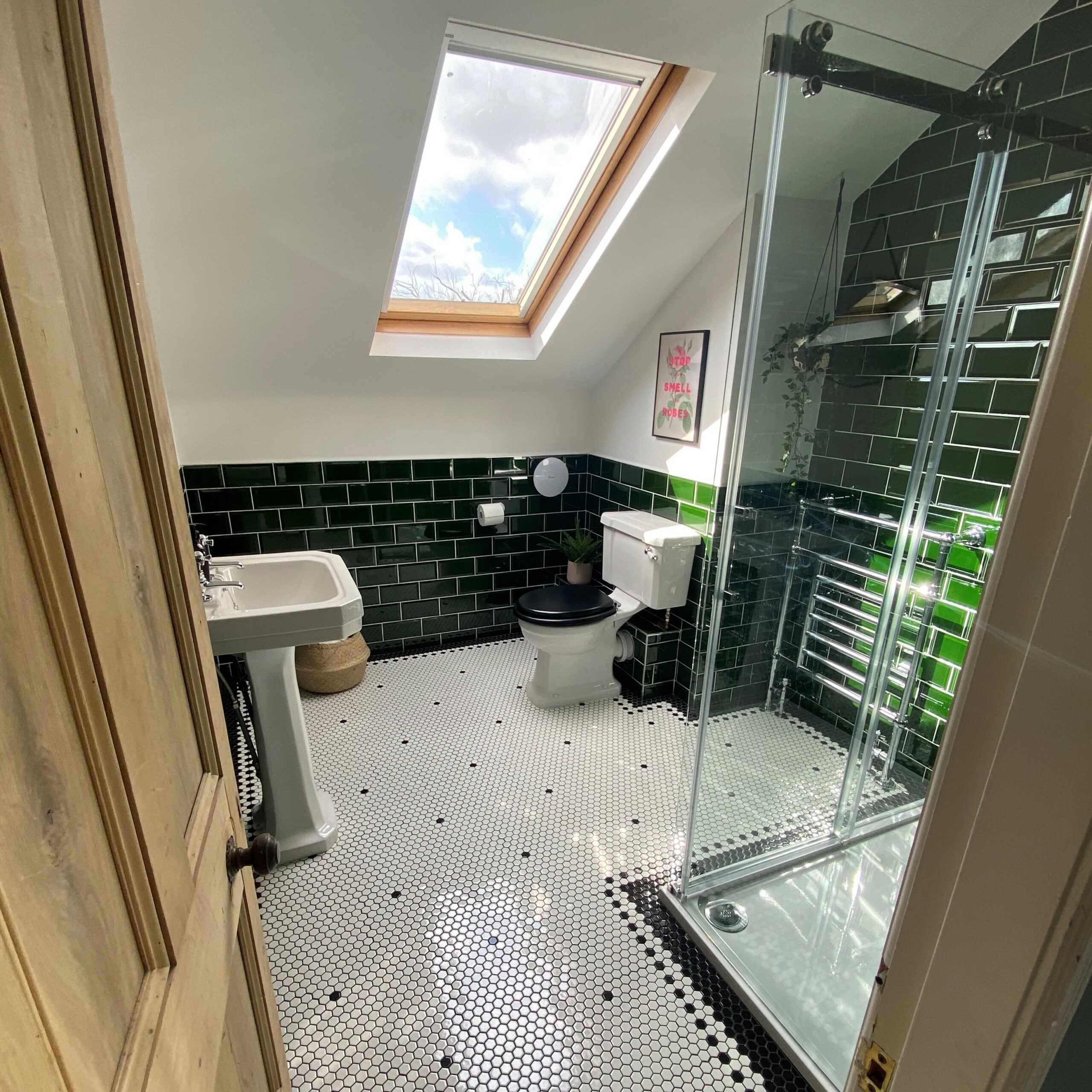 Emily Used Our Metro and Pixel Tiles to Create a Period Look in Her Bathroom