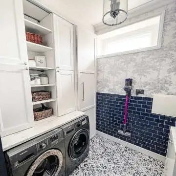 Manor House Blue Gloss Ceramic Metro Wall Tiles