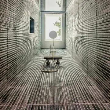 Meraki Turquoise Green Gloss Kitt-Kat Mosaic Effect Wall Tiles