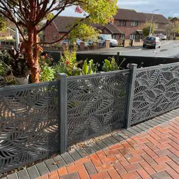 LuxeLine® Composite Jungle Garden Decorative Screen Panel