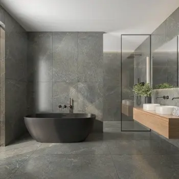 Ardesia Anthracite Stone Effect Matt Porcelain Tile