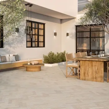Caliza Sand Stone Effect Porcelain Outdoor Brick Paving