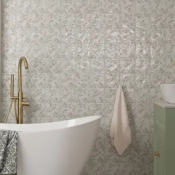 Lucy Bloom Gloss Multicolour Patterned Porcelain Wall Tiles