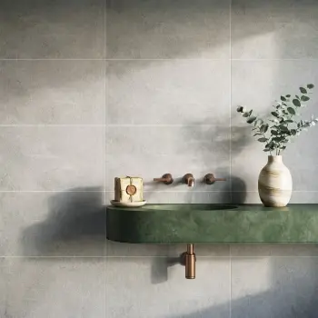 Oasis Haven Matt Grey Stone Effect Wall And Floor Tiles