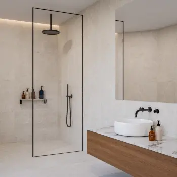 Ardesia Ivory Stone Effect Matt Porcelain Wall and Floor Tile