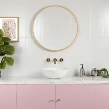 Rhian Blanco White Ceramic Matt Brick Wall Tiles