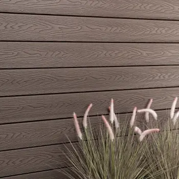 LuxeLine® Walnut Embossed Shiplap Composite Wall Cladding - 2900mm