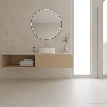 Ardesia Cream Stone Effect Matt Porcelain Tile