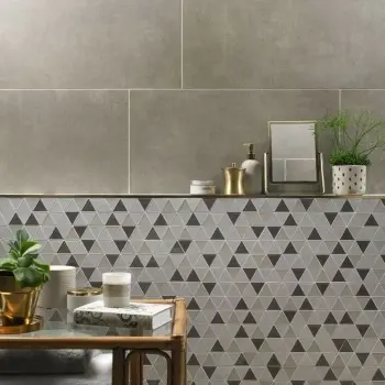 Ligo Glass Latte Triangle Mosaic