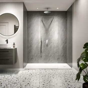 Trepanel Style® Dark Grey Stone Effect Matt WPC Laminated Wall Panel