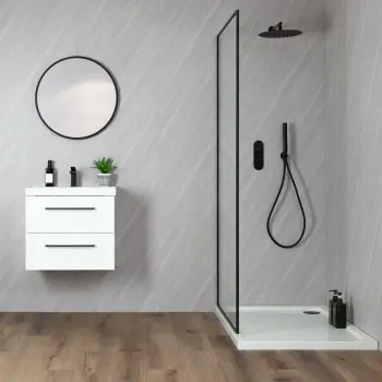 Trepanel Style® Grey Veined Stone Effect Matt WPC Laminated Wall Panel