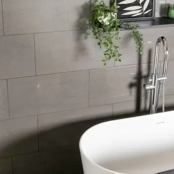 Lounge Polished Dark Grey Stone Effect 300x600 Wall And Floor Tiles