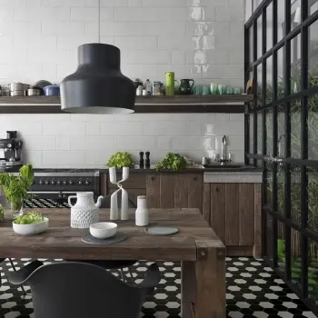 White Hexagon Tiles