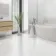 Taj Mahal White Marble Effect Polished Porcelain Tile