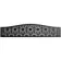 LuxeLine Composite Fence Panel Light Grey 3ft High - Floral Decorative Screen with Aluminium Post