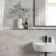 Cherish White Pearl Gloss Marble Effect Wall Tiles