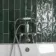 Faith Green Gloss Rustic Brick Effect Wall and Floor Tile
