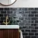 Hand Made Black Gloss Metro Mini Wall Tiles
