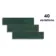 Faith Green Gloss Rustic Brick Effect Wall and Floor Tile