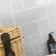 Linear Light Grey Gloss Brick Shape Wall Tiles 300x100