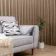 Trepanel Design® Smoked Oak Multi-Width Acoustic Wood Wall Panels