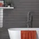 Aquarelle Gloss Umber Grey Brick Tiles