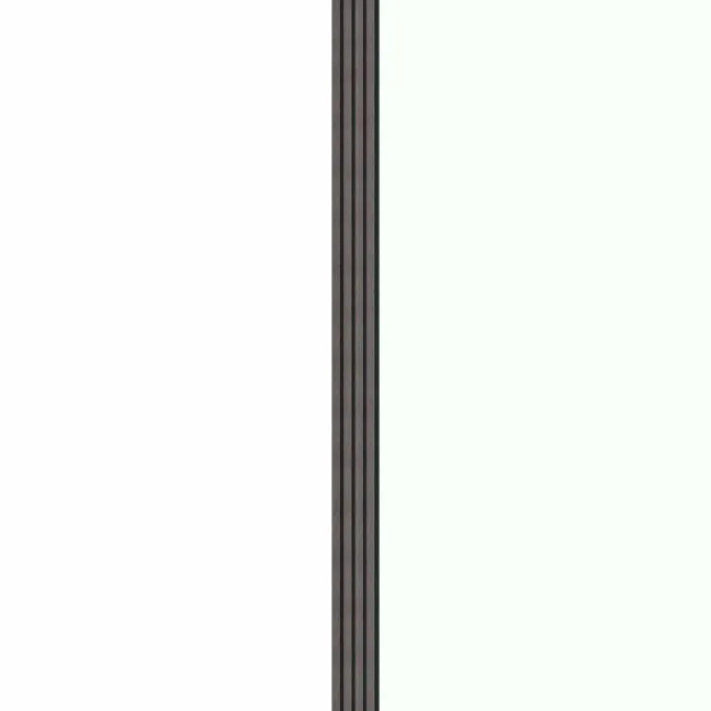 Trepanel Aqua 3D® Waterproof Walnut Brown Wood Effect Slat Panels 3 Pack (Covers 1.39SQM)