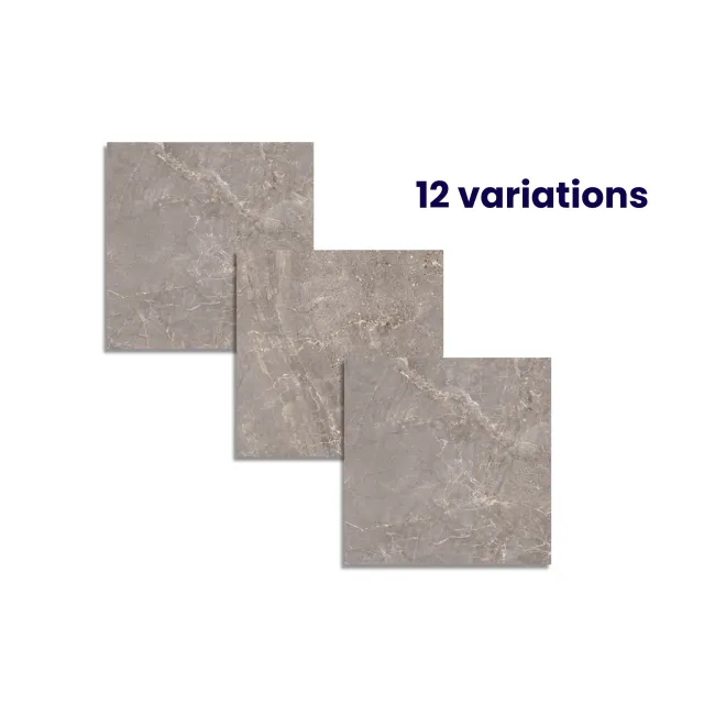 Alchemy Iron Grey Marble Effect Anti Slip Porcelain Tile 900x900mm