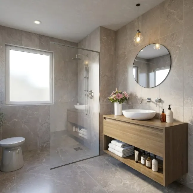 Alchemy Iron Grey Marble Effect Anti Slip Porcelain Tile 900x900mm
