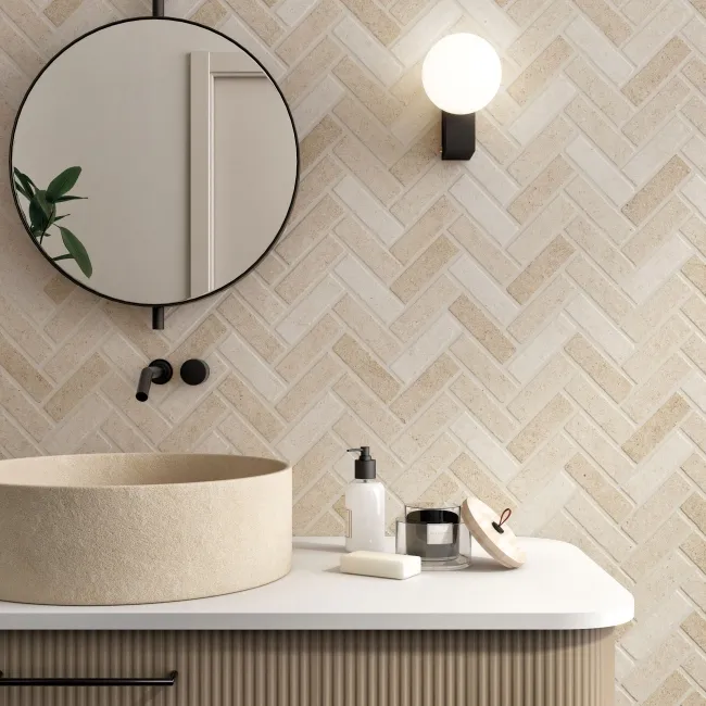 Caliza Spica Sand Stone Effect Matt Porcelain Wall and Floor Tile