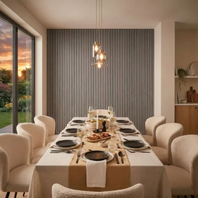 Trepanel® Ash Grey Acoustic Wood Wall Panels