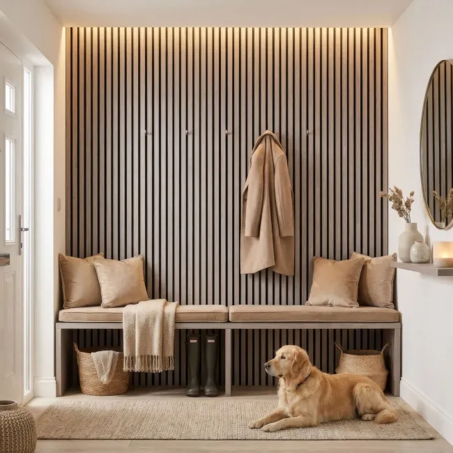 Trepanel® Ash Grey Acoustic Wood Wall Panels
