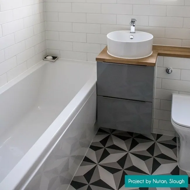 Linear White Matt Brick Shape Wall Tiles 300x100