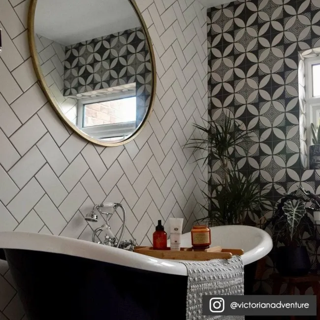Flat Ceramic Chalk Farm Matt White Metro Tiles