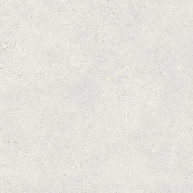 Levin White Concrete Effect Matt Porcelain Outdoor Slab Tile